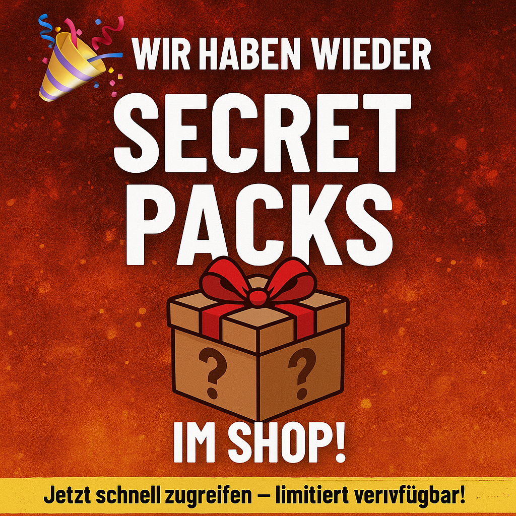 🎉 Wir haben wieder Secret Packs im Shop!