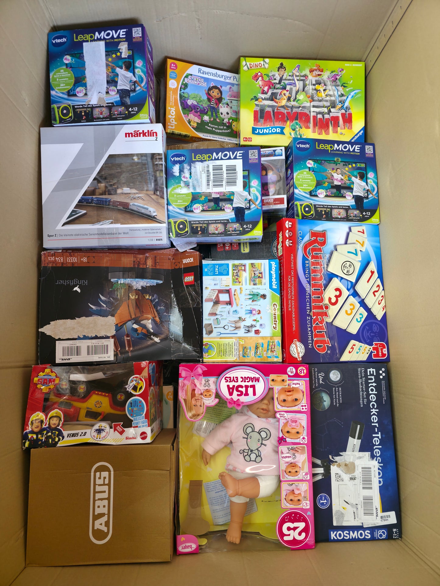 Amazon Spielzeug Retouren Palette ca 6.000€ Warenwert– inkl. Spedition 1803/1