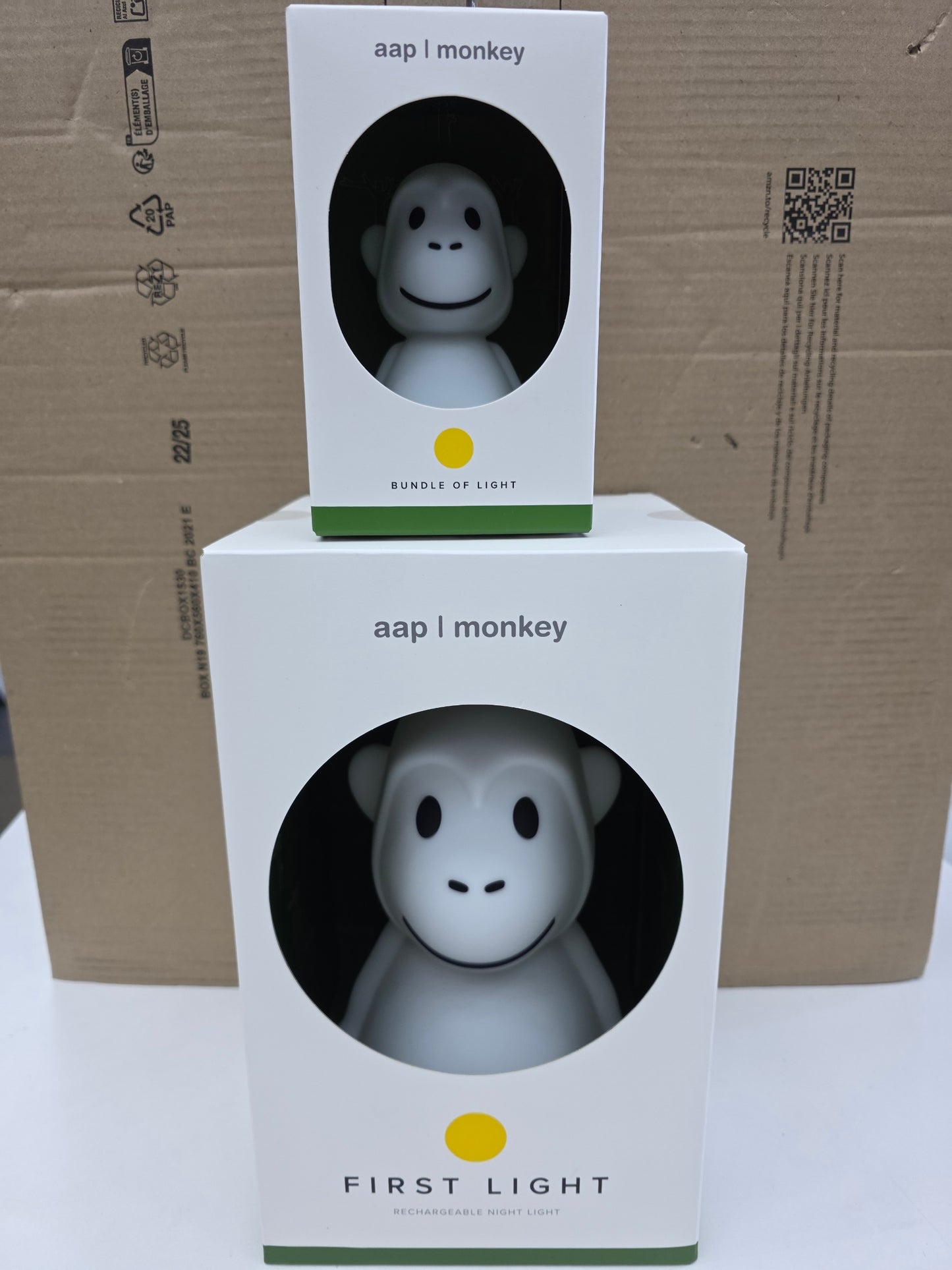 Mr Maria Bundle of Lights – First Light Monkey 2er Set (11 cm & 23 cm)