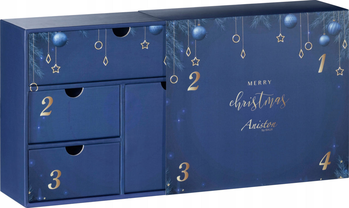 „Aniston Weihnachts-Mini-Adventskalender – 4 Türchen mit Schmuck & Armbanduhr“ UVP 89€
