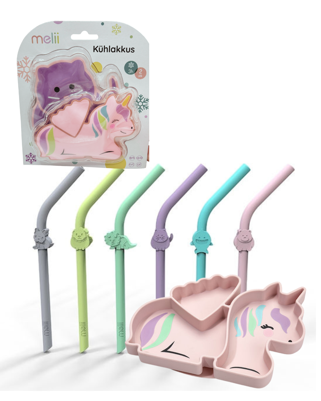 melii Kleinkinder und Kinder Frühstücksset 10 teilig