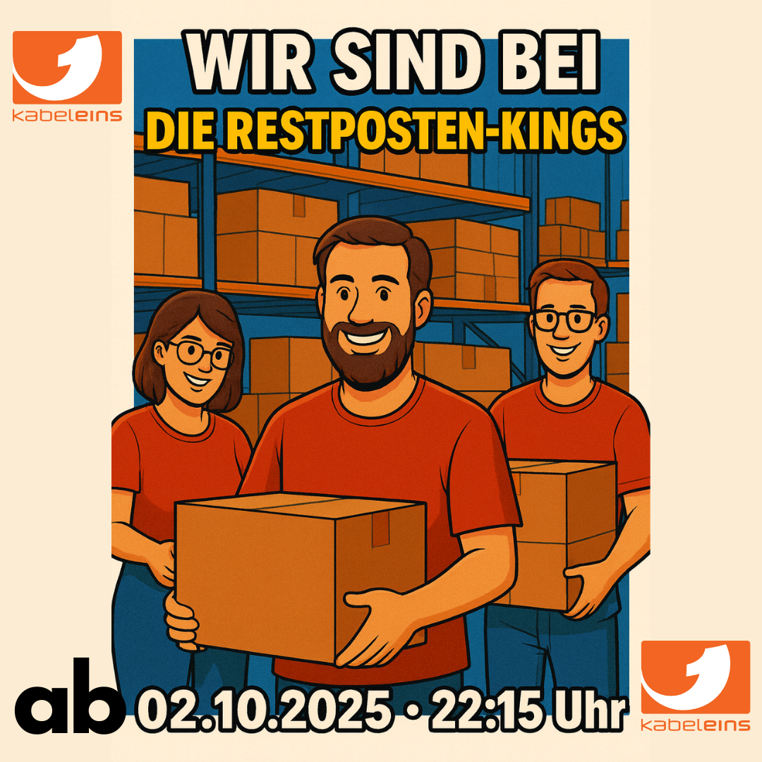 Die Restposten-Kings ab 02.10.2025 auf Kabel Eins / Joyn und wir die RetourenBros sind dabei