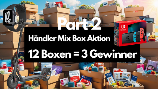 Händler Mix Box Aktion – 12 Boxen - 3 Gewinner