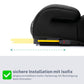 Fillikid Kinder Sitzerhöhung Auto mit Isofix i-Size (126–150 cm) inkl. Flaschenhalter