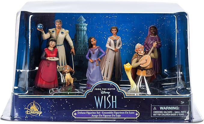 Disney Wish 8 Figuren Set + Asha Puppe 45cm