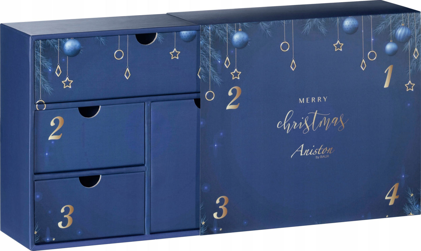 „Aniston Weihnachts-Mini-Adventskalender – 4 Türchen mit Schmuck & Armbanduhr“ UVP 89€