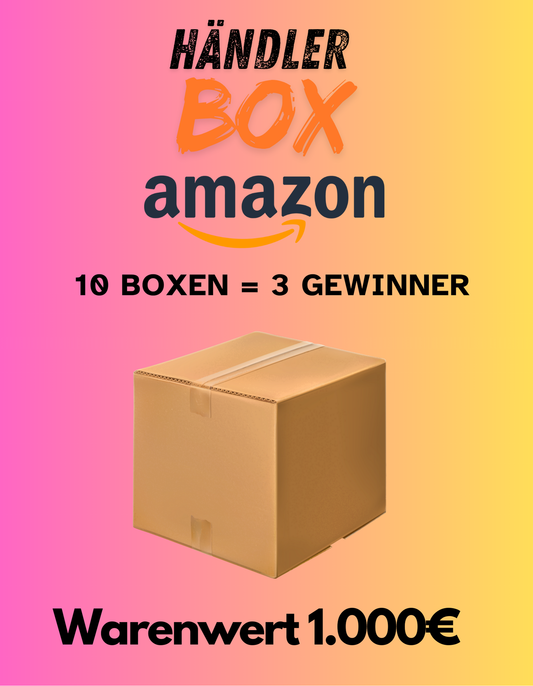 Amazon Retouren Händler Aktion 10 Boxen = 3 Gewinner