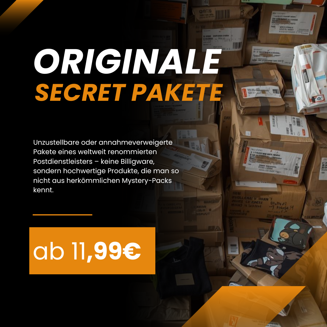 Secret Boxen (unzustellbare Annahmeverweigerte Pakete)