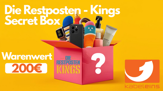 Die Restposten Kings Mystery Box – Neue Produkte für Frau & Mann Warenwert 200€