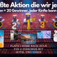 Größte Mega Aktion die wir je hatten 100 Boxen = 20 Gewinner (Platz 1 Reise für 2.P nach Köln)