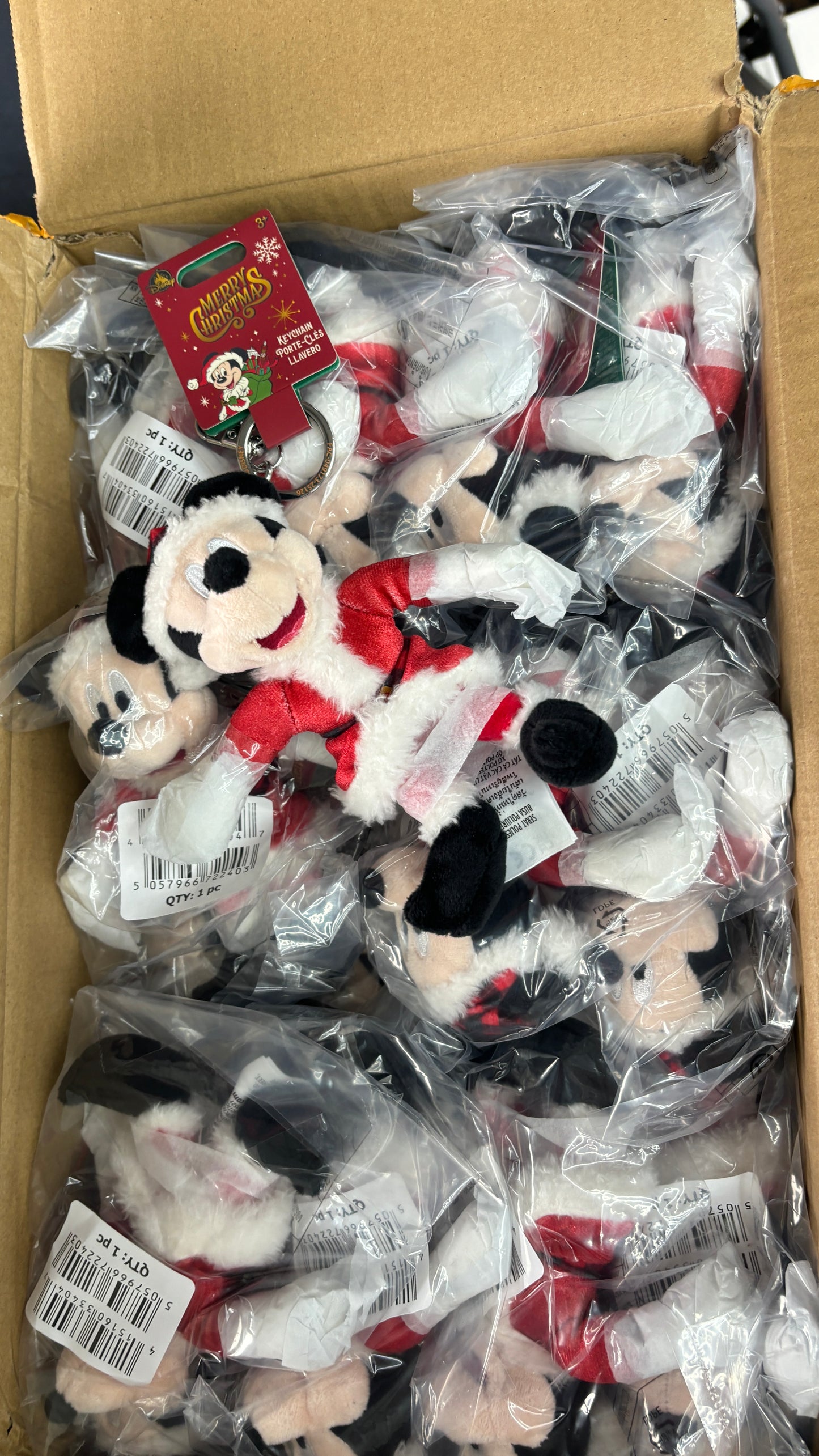 96x Mickey Mouse Schlüsselanhänger Neuware