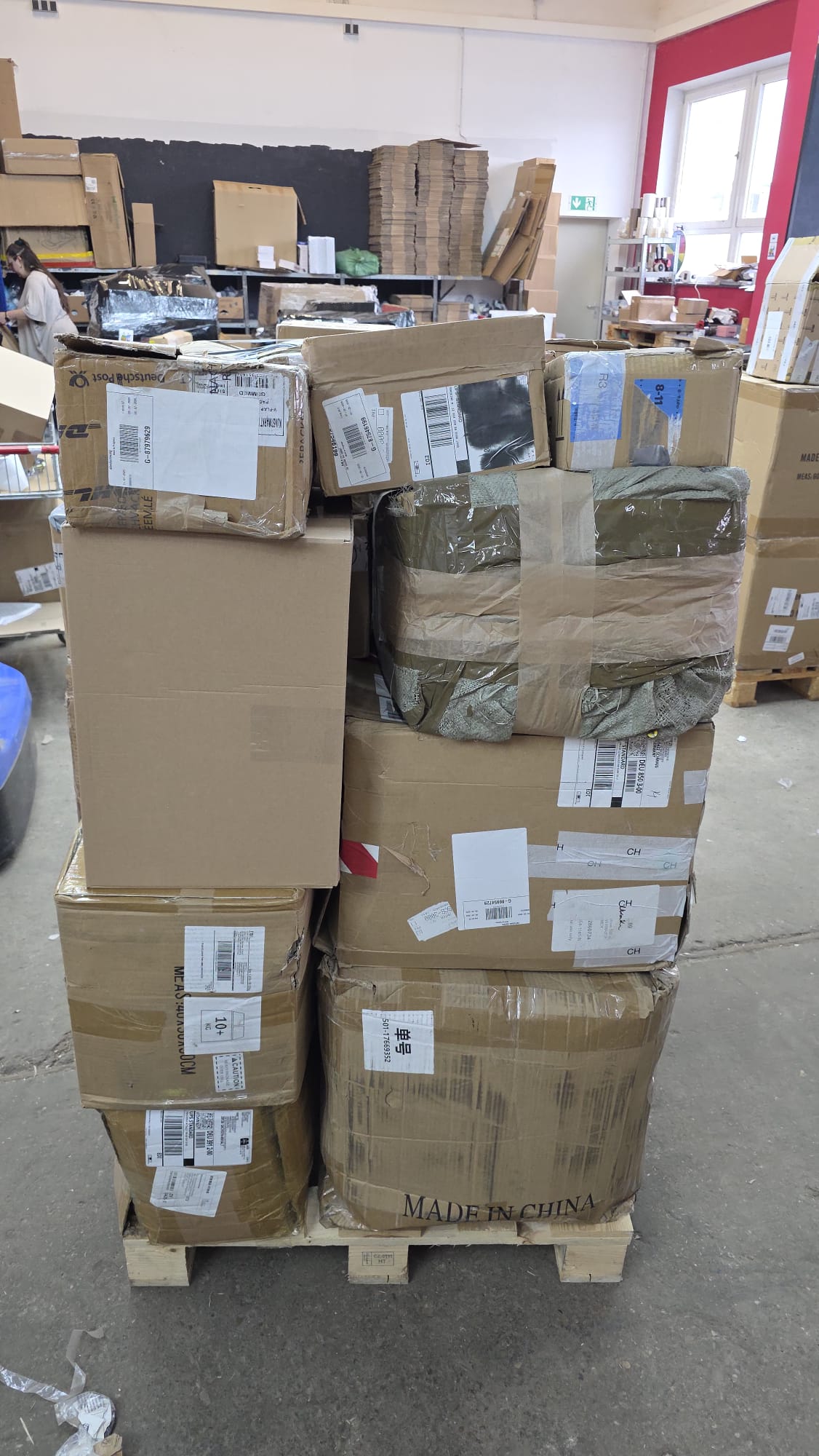 Ungeprüfte Amazon FBA Pakete & Versandpakete Palette  + GRATIS SPEDITION - 1902#02