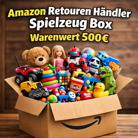 Amazon Retouren Händler Box Spielzeug Warenwert 500€