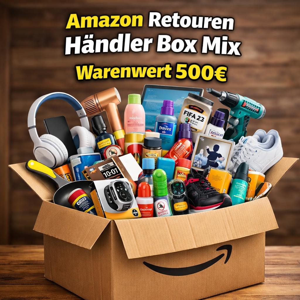 Amazon Händler Retouren Box Mix 500€ Warenwert