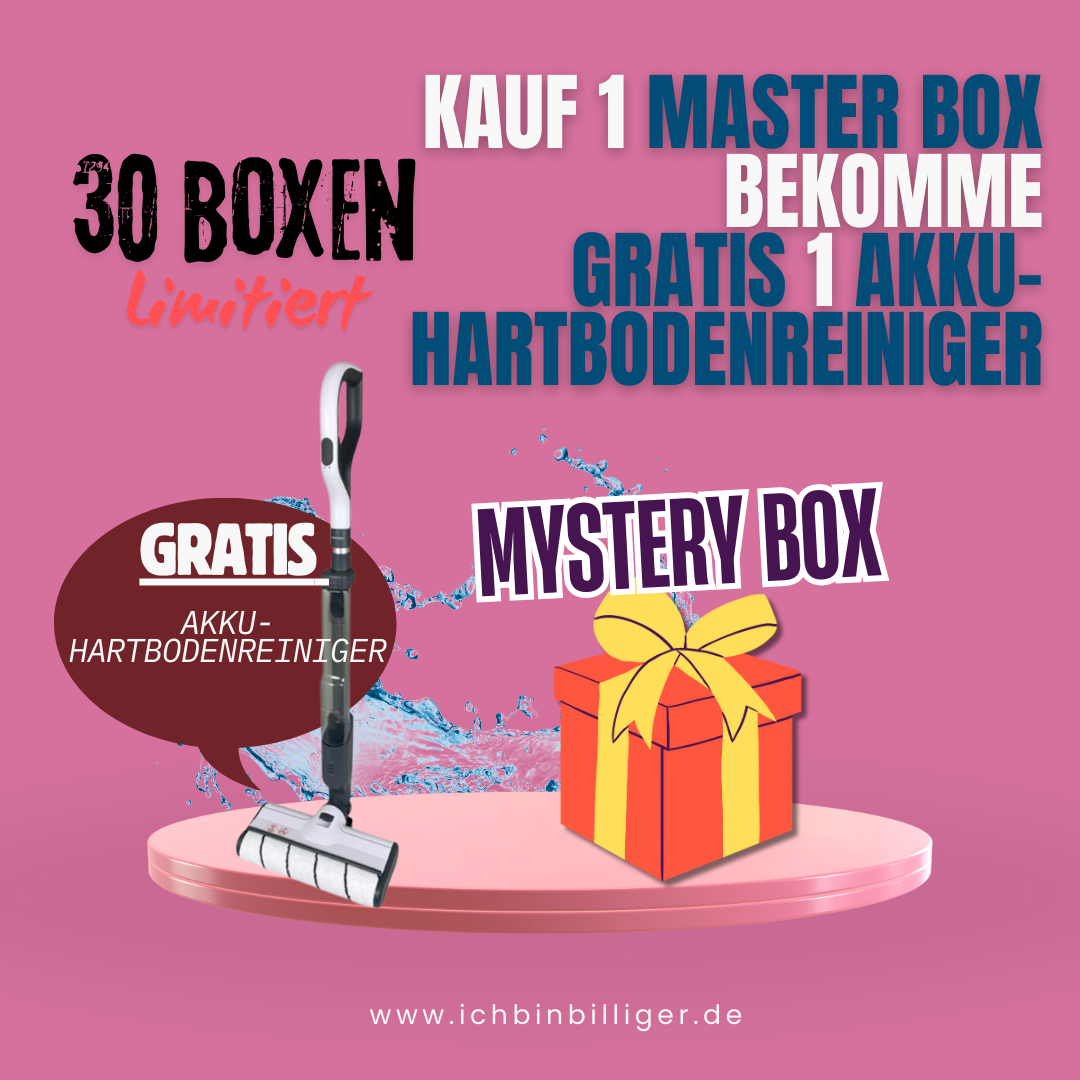 Amazon Retouren Mystery Secret Box Warenwert ca 100€ + GRATIS Akku-Hartbodenreiniger