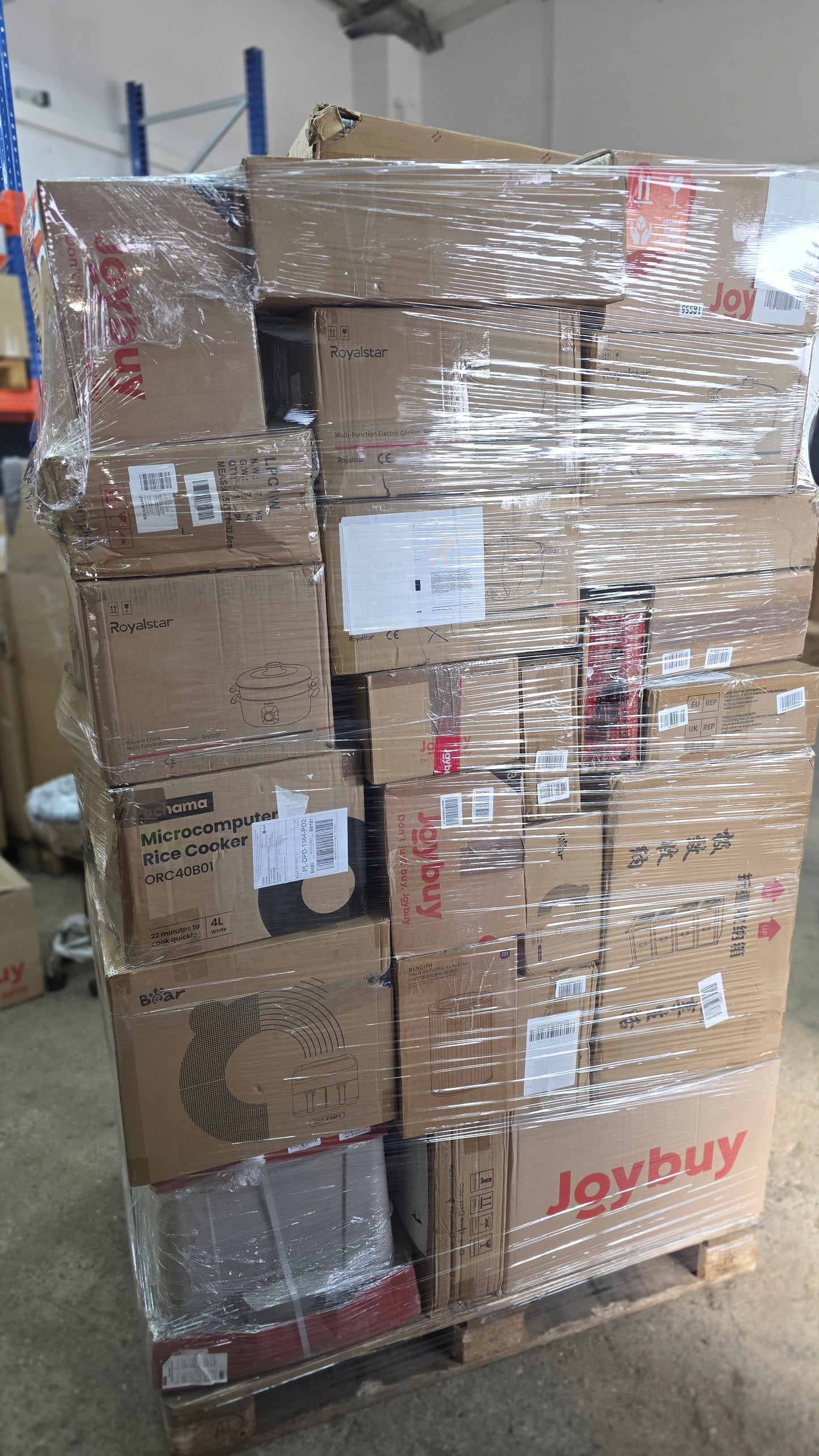 2x Joybuy Retouren Paletten & 2x Flohmarkt Mix Paletten (ungeprüft)  inkl.Versand