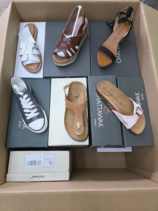 40 Paar Amazon Schuhe (Marke: CHATTAWAK & The Drop)