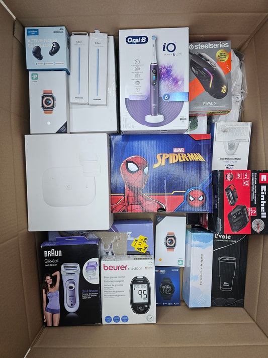 Amazon Restposten Box | Retouren & Neuware | für Händler | ca. 1.200 € Wert - #01