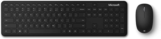 Microsoft Bluetooth Desktop (Set mit Maus und Tastatur, deutsches QWERTZ Tastaturlayout, schwarz, kabellos)